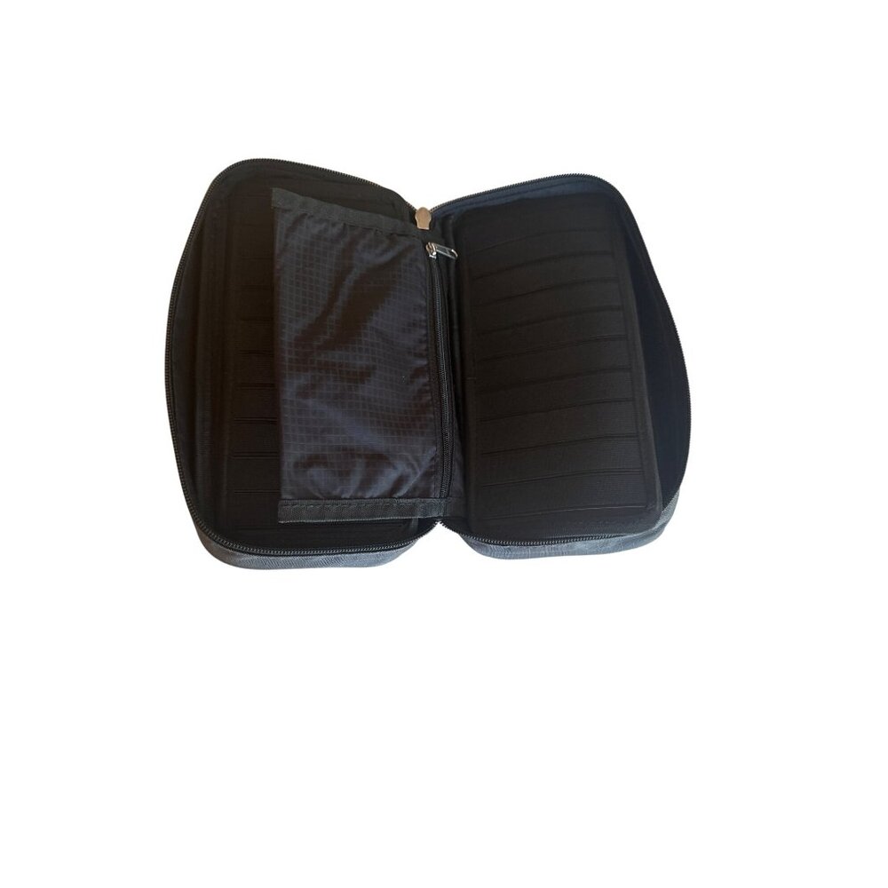 Travel Tech Cable Organizer Bag‎ With Zipper Dark Gray - Picture 5 of 5